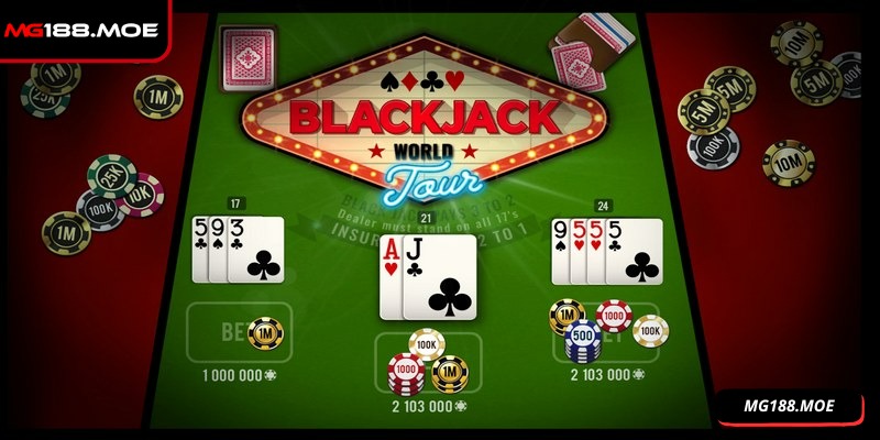Blackjack Online - Trải Nghiệm Đỉnh Cao Game Bài Tại MG188 1 Blackjack online mang tới giờ phút giải trí đỉnh cao cực đã