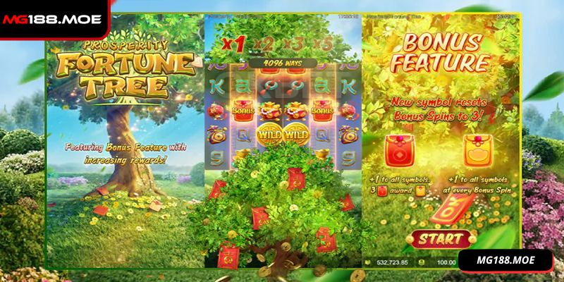 Cây Tài Vượng – Game Nổ Hũ Khai Mở Vận May Bội Thu 1 Cây Tài Vượng lấy cảm hứng từ hình ảnh cây tiền may mắn